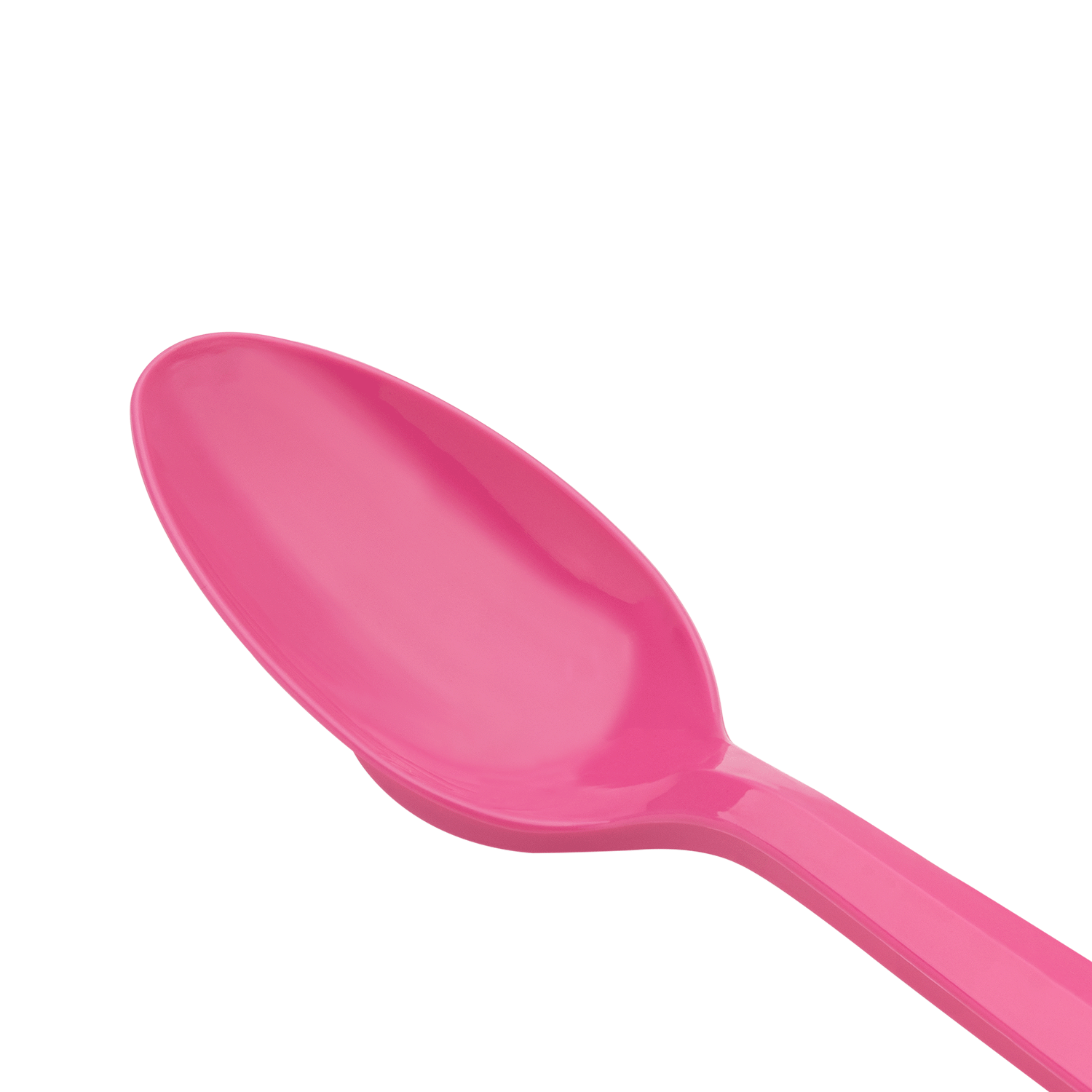 [1,000 ct] PP Plastic Medium Weight Tea Spoons, Pink