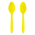 [1,000 ct] Plastic Tea Spoons | Medium Weight (Rainbow)