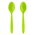 [1,000 ct] PP Plastic Extra Heavy Weight Tea Spoons, Green