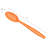 [1,000 ct] PP Plastic Extra Heavy Weight Tea Spoons, Orange