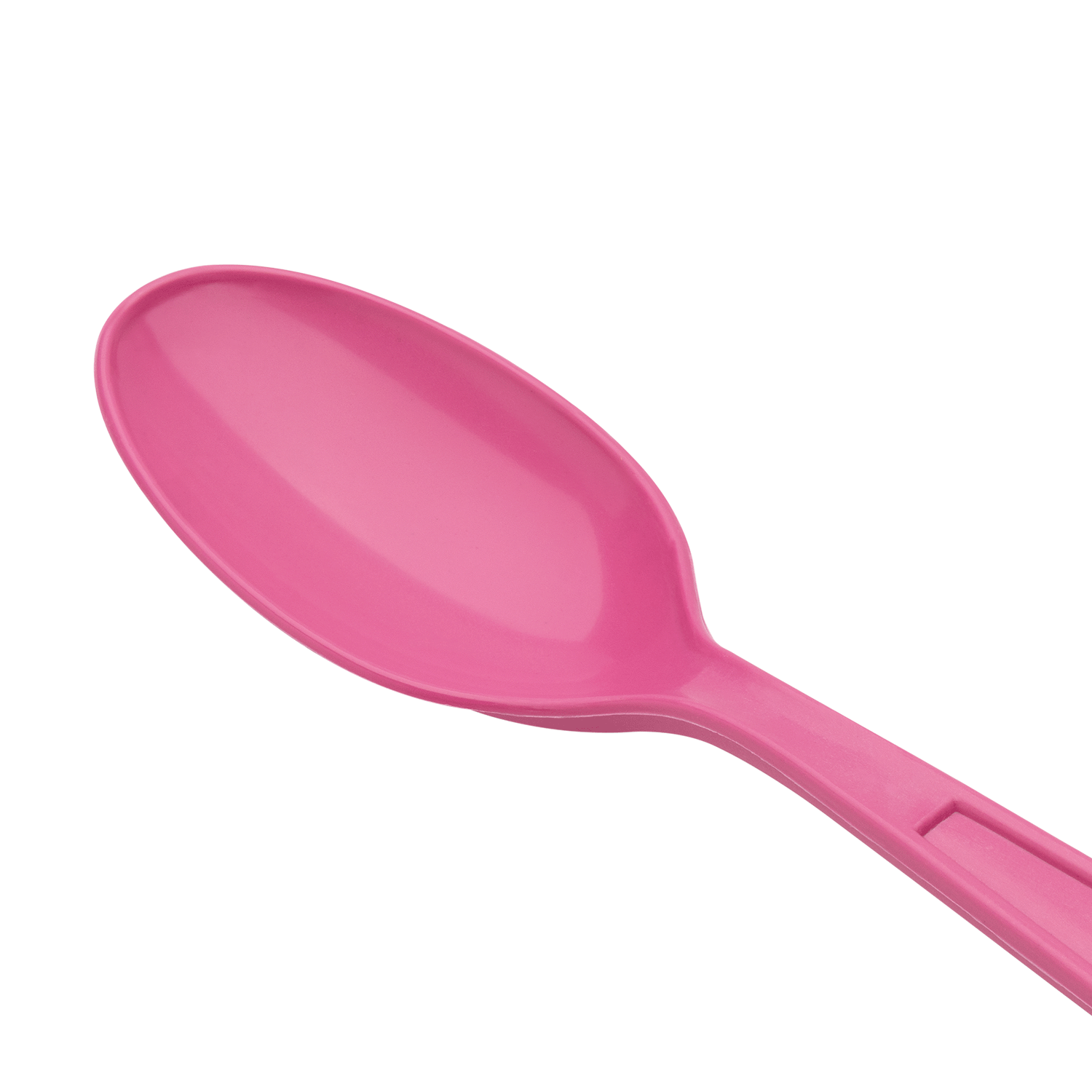 [1,000 ct] PP Plastic Extra Heavy Weight Tea Spoons, Pink
