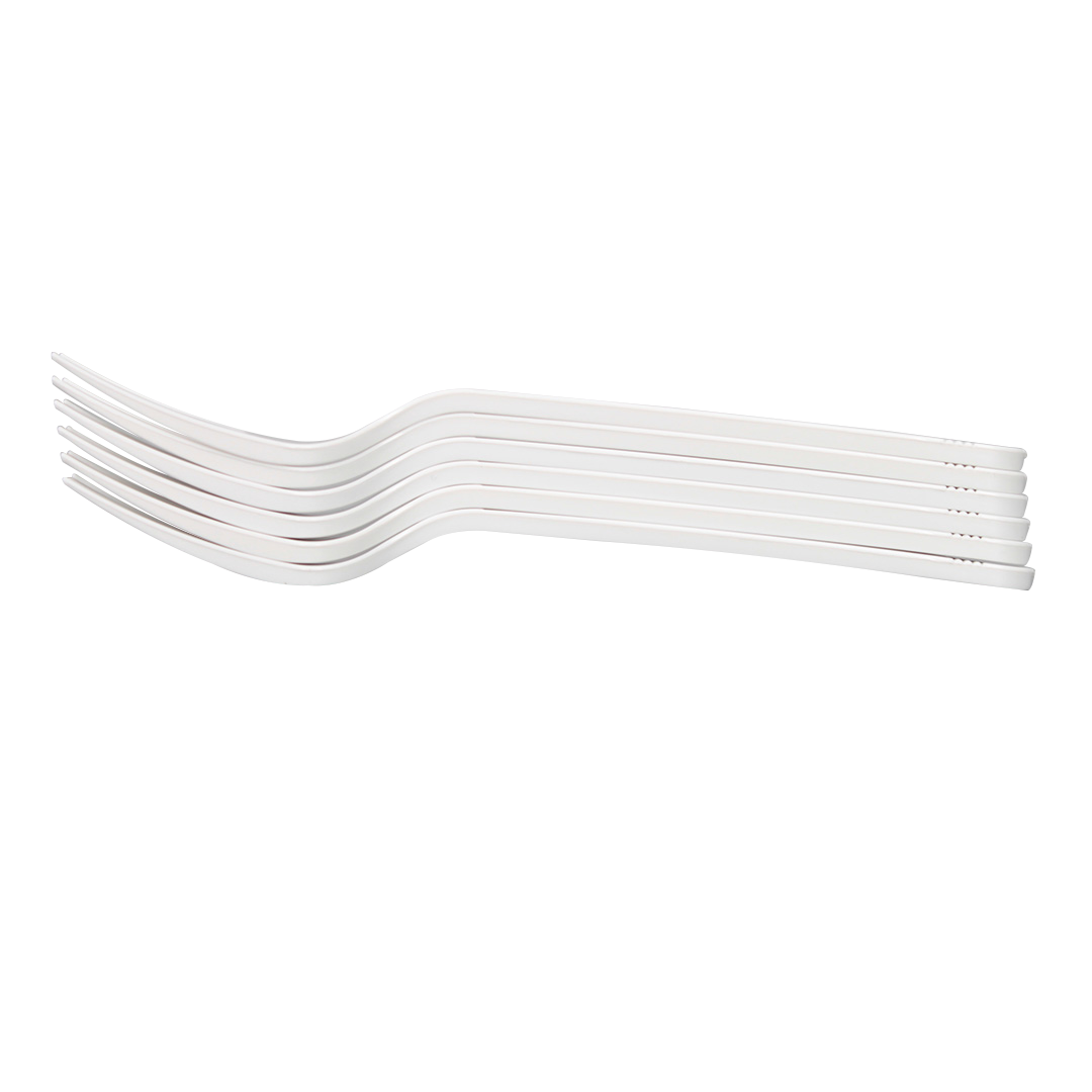 PP Plastic Premium Extra Heavy Weight Forks, White - 1,000 pcs