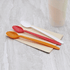 [1,000 ct] PP Plastic Heavy Weight Soda Spoons, Red