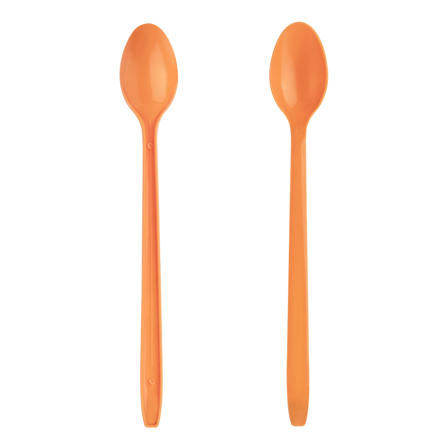 [1,000 ct] PP Plastic Heavy Weight Soda Spoons, Orange