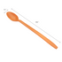 [1,000 ct] PP Plastic Heavy Weight Soda Spoons, Orange
