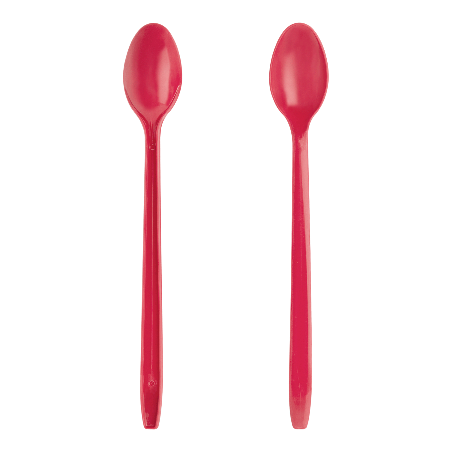 [1,000 ct] PP Plastic Heavy Weight Soda Spoons, Red