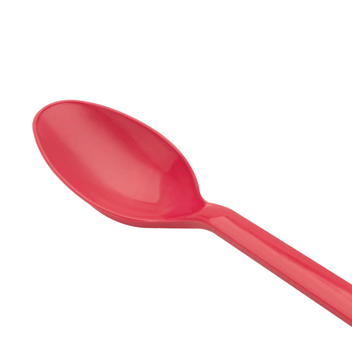 [1,000 ct] PP Plastic Heavy Weight Soda Spoons, Red