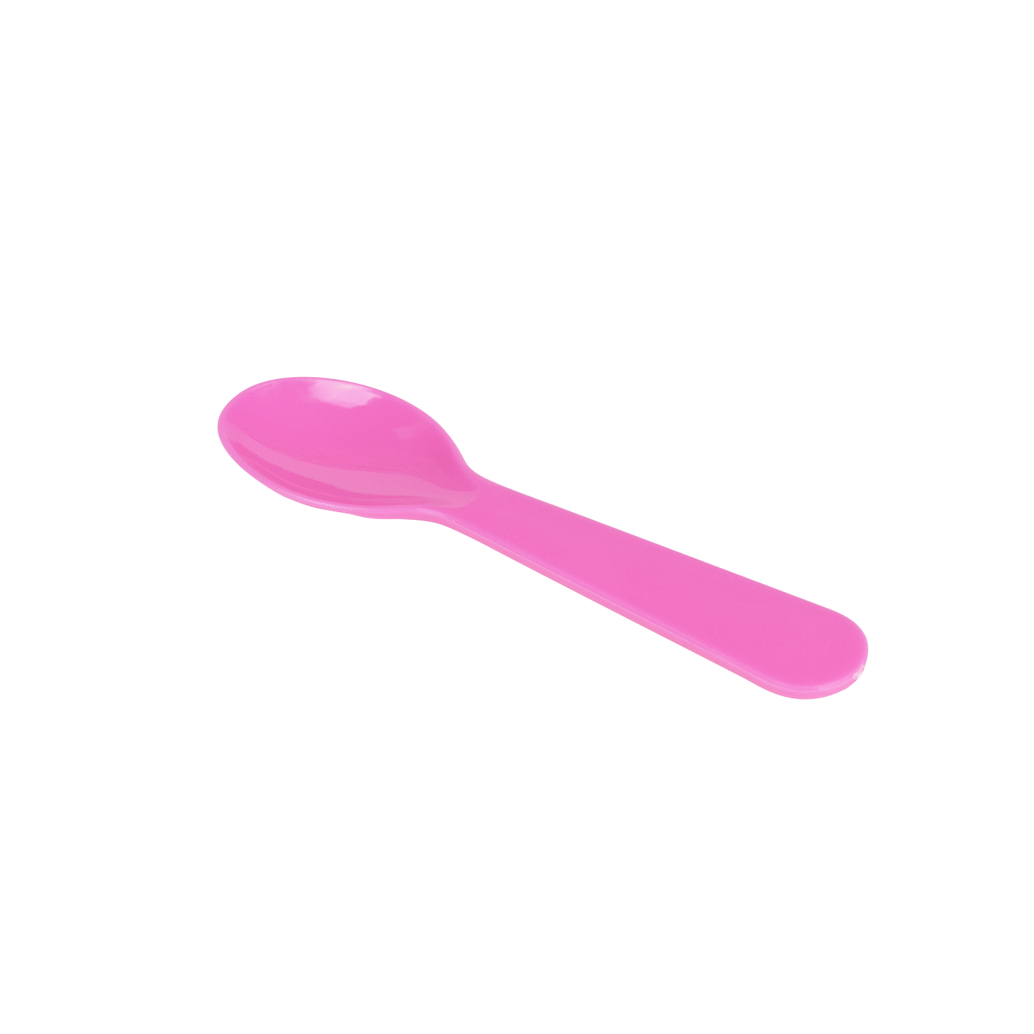 [4,000 ct] PS Plastic Tasting Spoon, Pink