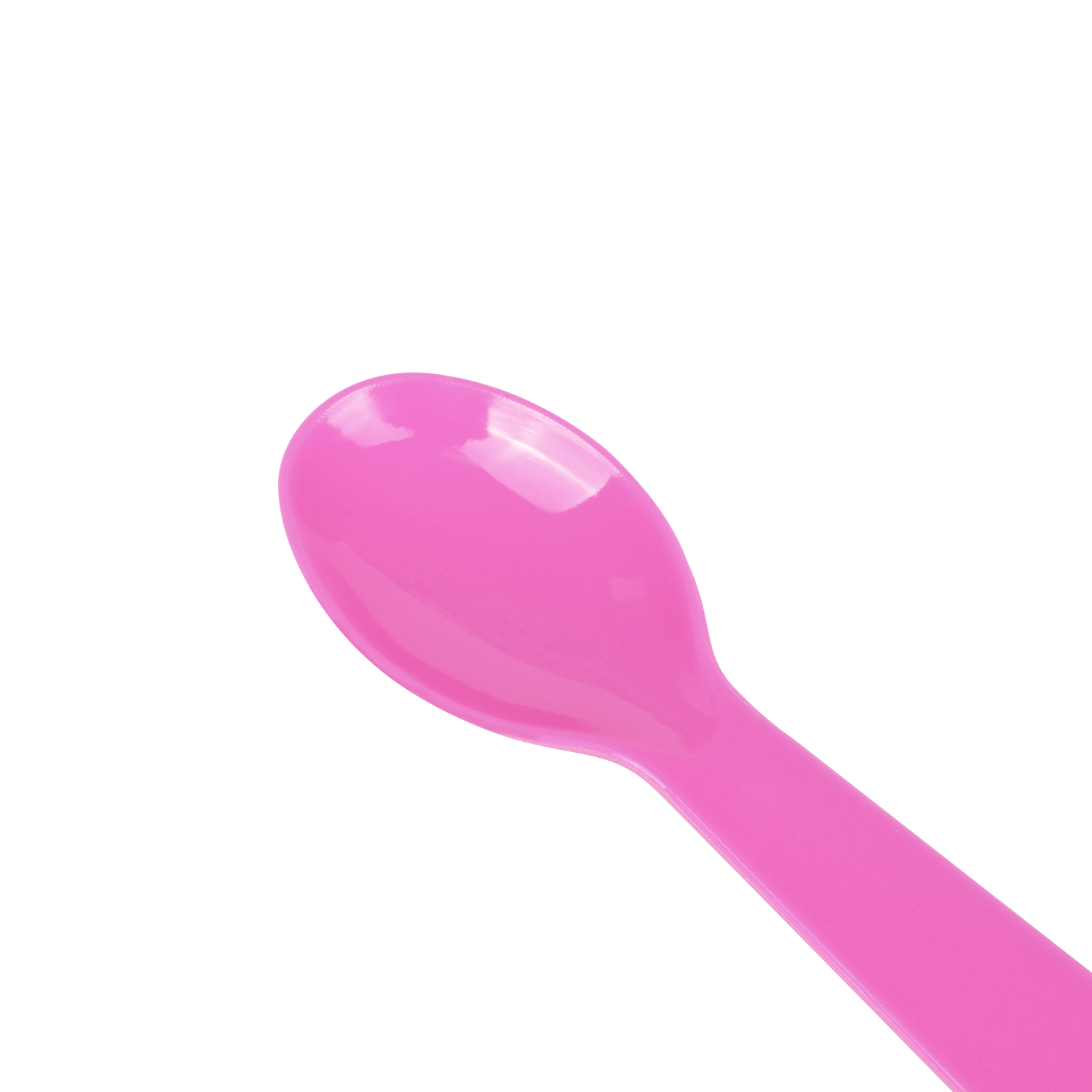 [4,000 ct] PS Plastic Tasting Spoon, Pink