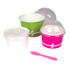 [4,000 ct] PS Plastic Tasting Spoon, Pink