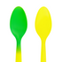 [1,000 ct] PP Plastic Medium Weight Color Changing Tea Spoons, Yellow to Green