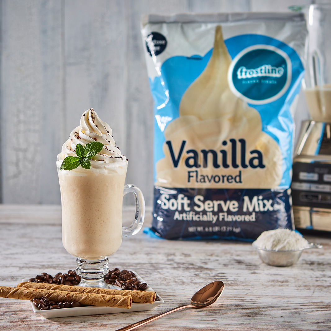 Frostline Vanilla Soft Serve Mix Bag (6 lbs) LollicupStore