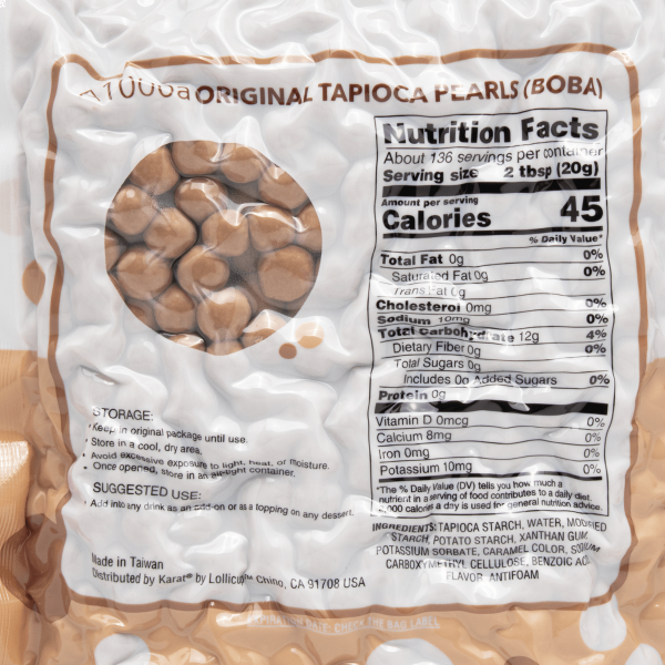 Tapioca Pearls (Original) - Case of 6 Bags – LollicupStore Tapioca Pearls (Original) - Case of 6 Bags – LollicupStore