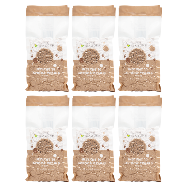 Tea Zone Instant 10 Tapioca Pearls (Boba) - Case of 6 bags