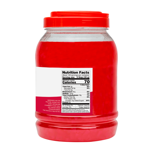 Tea Zone Strawberry Coconut Jelly - Jar (8.8 lbs)