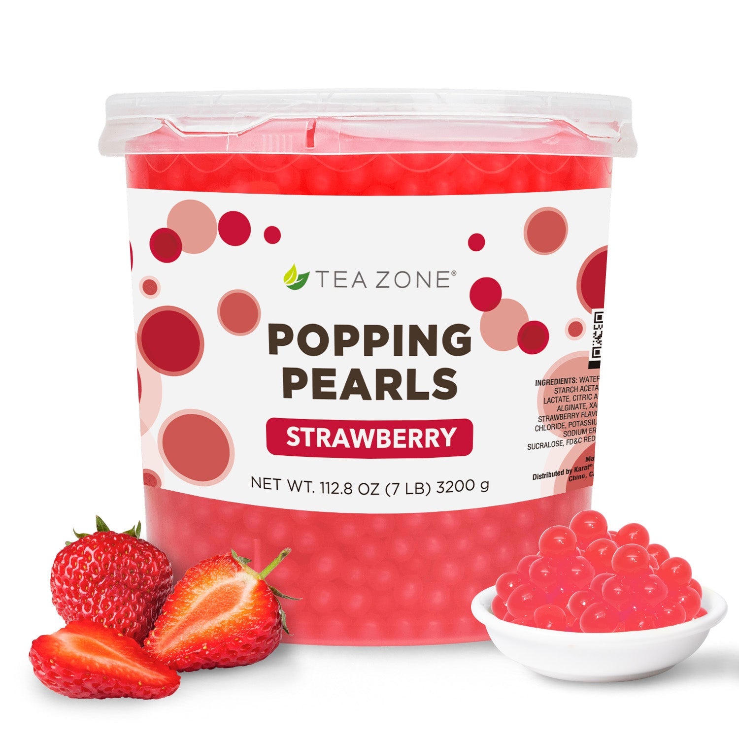 Strawberry Popping Pearls – 7 lbs