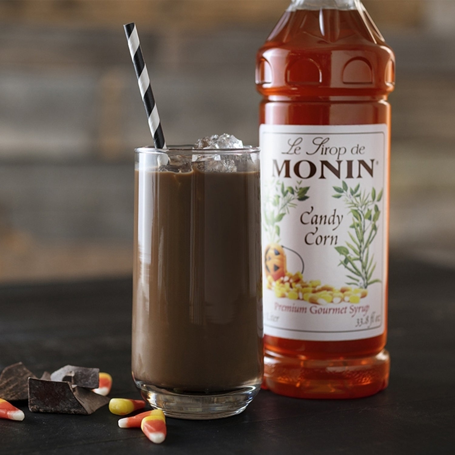 Monin Candy Corn Syrup - Bottle (1L)