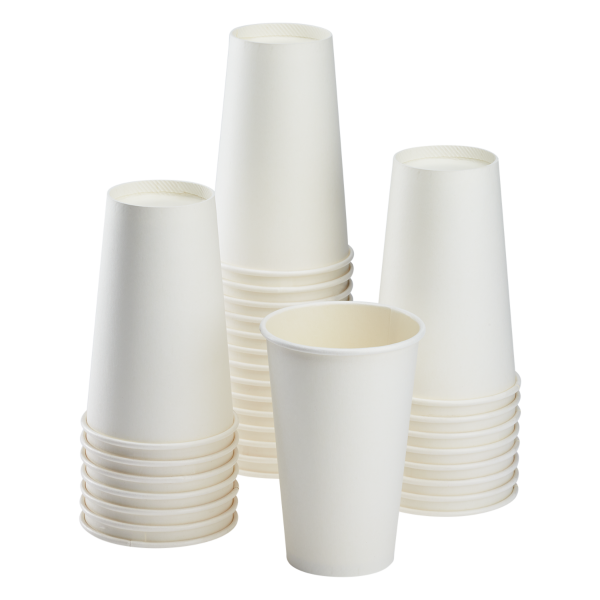 White Karat 16oz Paper Hot Cups