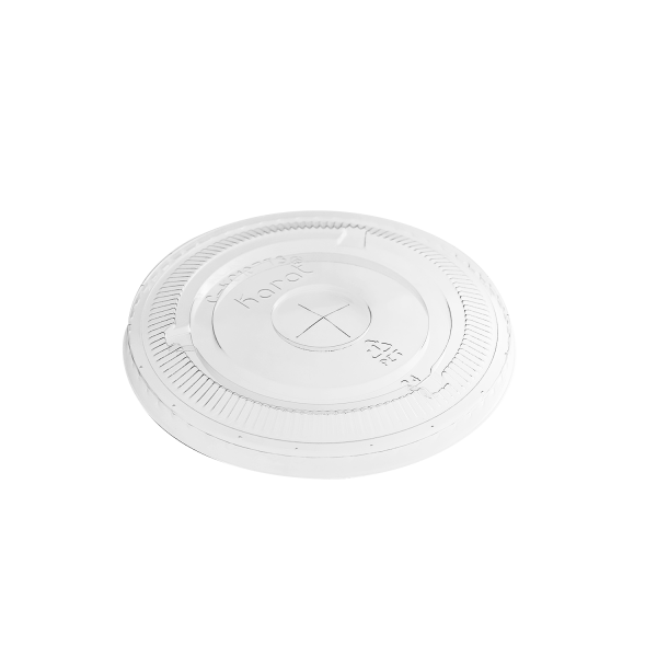 Clear Karat 107mm PET Plastic Flat Lids