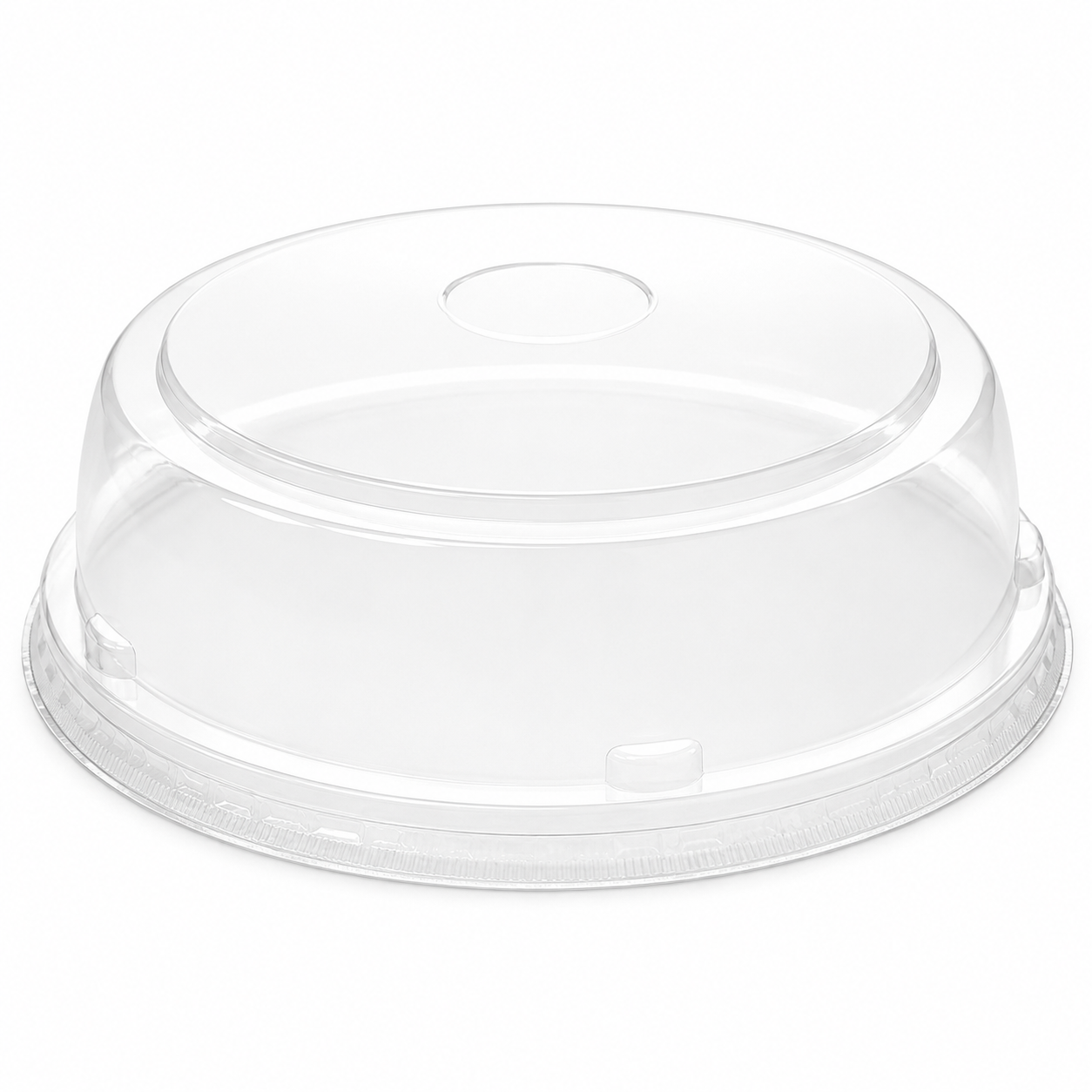 [600 ct] 24-32 oz Plastic Food Container Dome Lids | PET | 142 mm