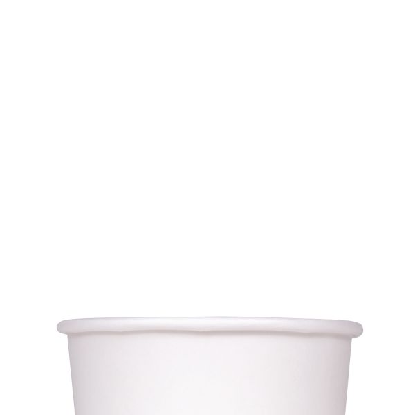 White Karat 6oz Food Containers top edge