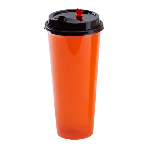 24oz Tall Premium PP Plastic Cup (90mm), Clear - 500 pcs