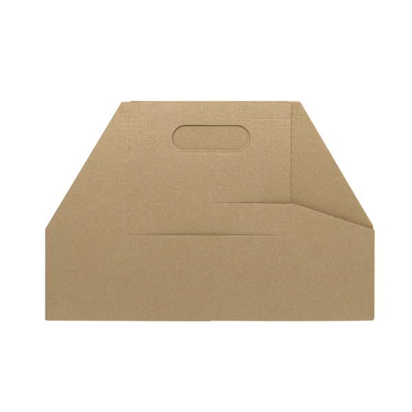 Kraft Paperboard Carrier with Handle, for 4 cups (12 - 32oz) -  200 pcs