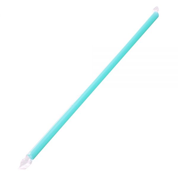 [1,600 ct] Boba Straws | Diagonal Cut | Individually Wrapped (0.39" x 9")