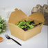 [160 ct] Paper Take-Out Boxes | #4 | 110 oz | Kraft