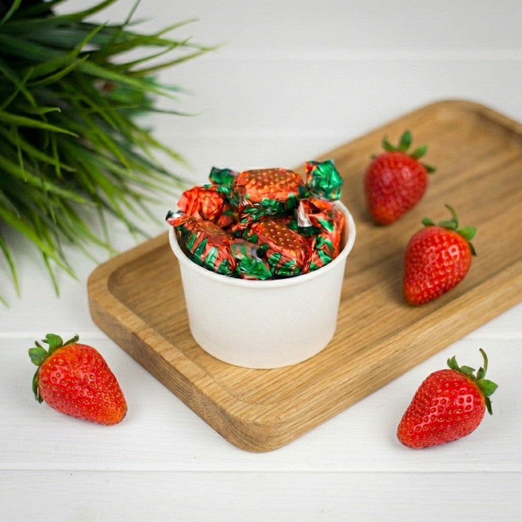 Karat Earth 4oz Eco-Friendly paper Food Containers (75.3mm), White - 1,000 pcs