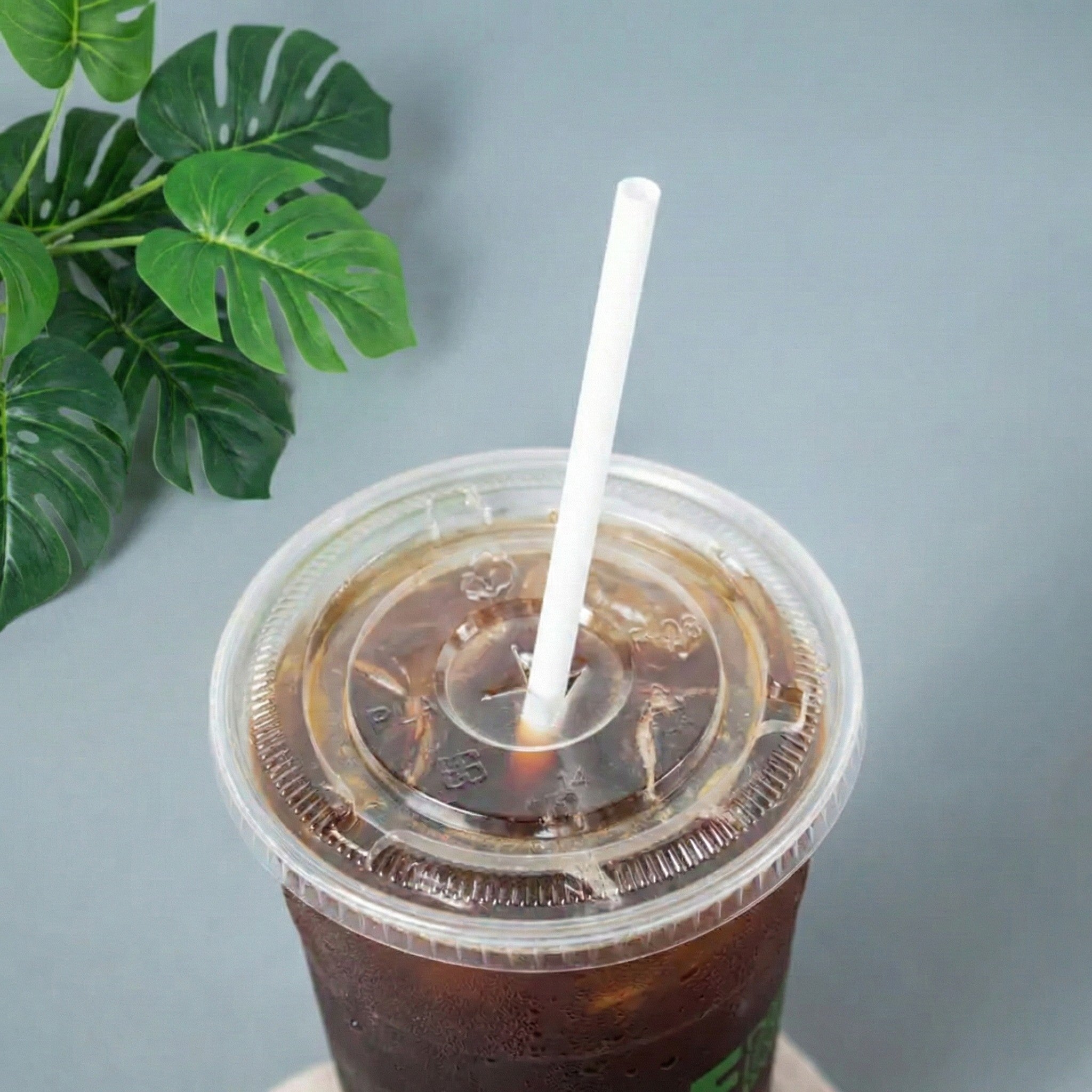 Karat Earth 9.5" Jumbo PLA Straw (5mm) Paper Wrapped, Clear - 4,800 pcs