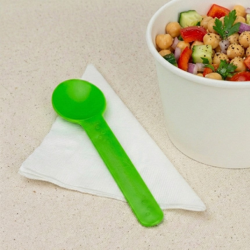 Karat Earth Heavy Weight Bio-Based Spoons, Green - 1,000 pcs