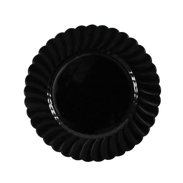 [100ct-240ct] Scalloped Plastic Plates | PS | 7”- 10.25”