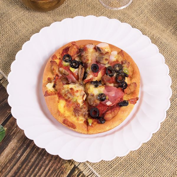 [100ct-240ct] Scalloped Plastic Plates | PS | 7”- 10.25”