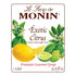 Monin Exotic Citrus Syrup brand label