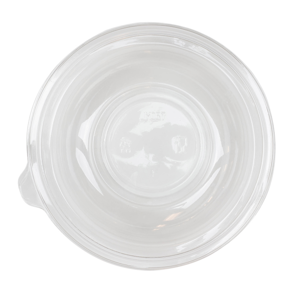 Clear Karat 24 oz PET Plastic Salad Bowl