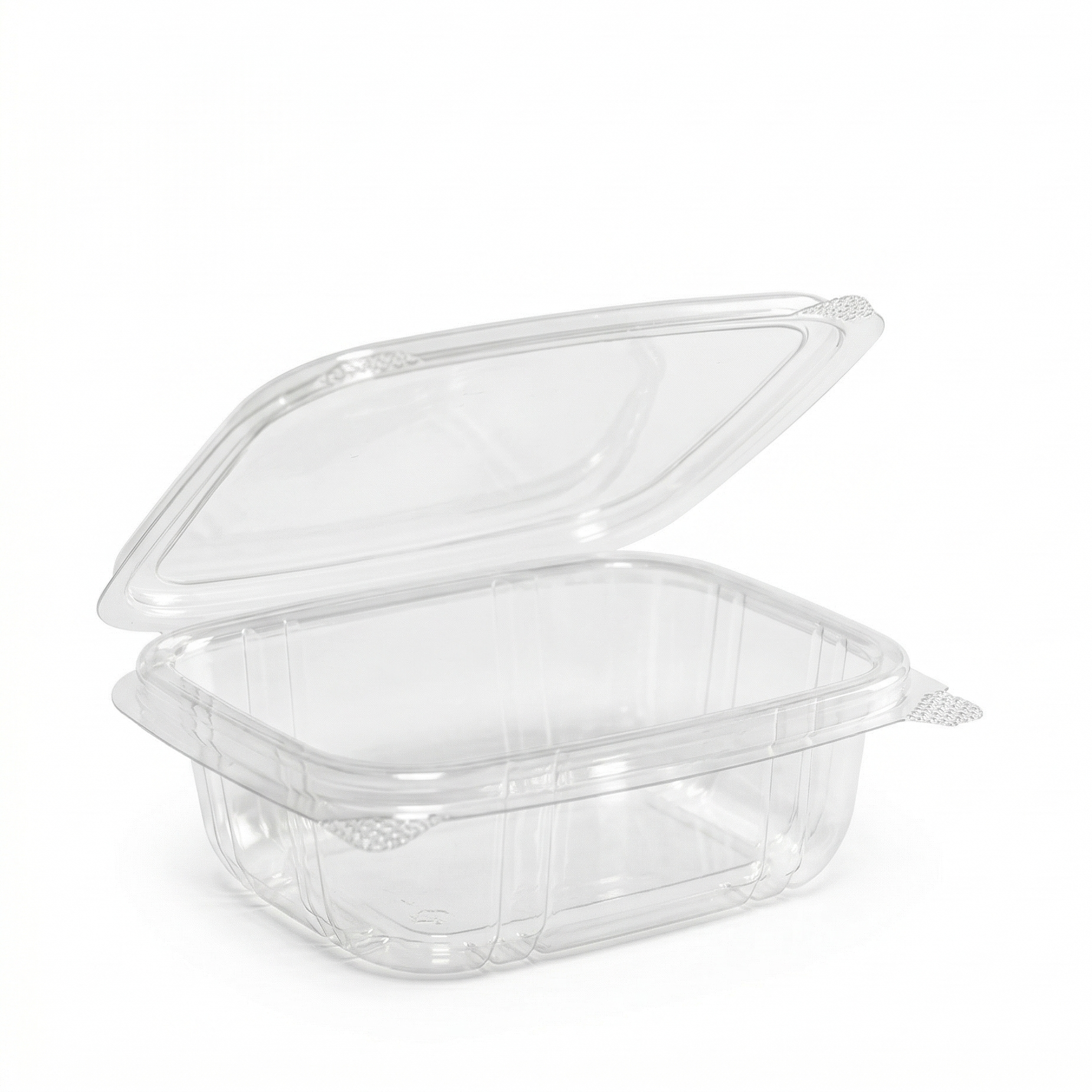 [200 ct] 12 oz Hinged Deli Container | PET