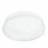 [200 ct] 12.5" x 10" Disposable Dome Lids for Oval Molded Fiber Plates | PET