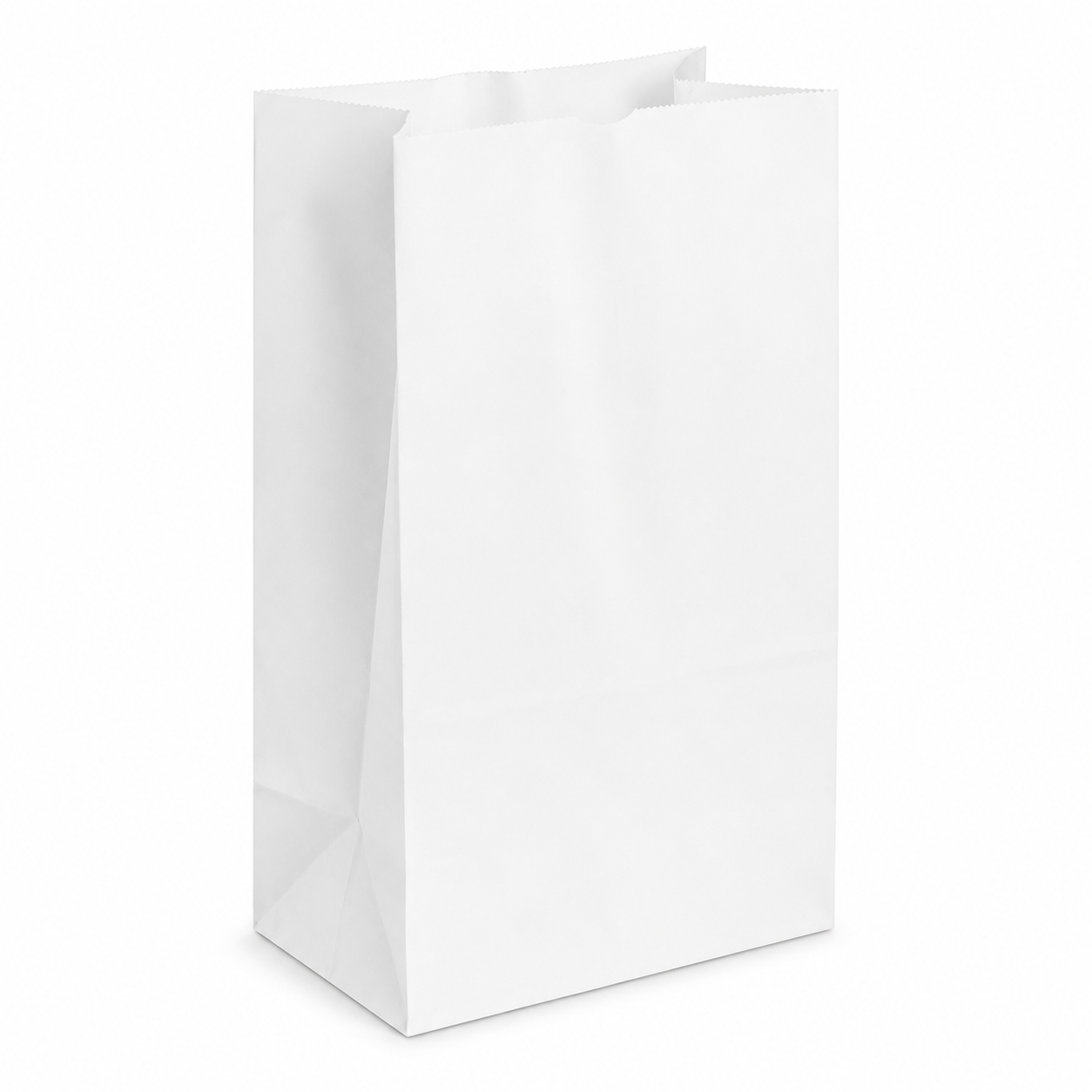 [1,000 ct] 12 lb Paper Bag, White