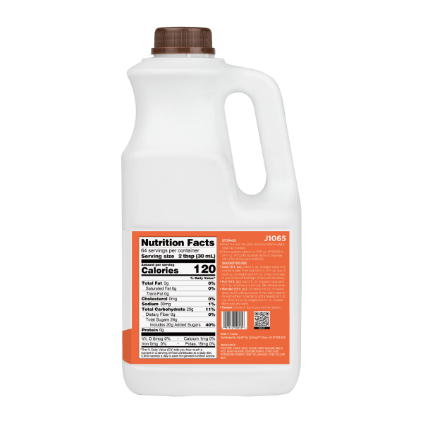 Peach Syrup - Bottle (64oz)