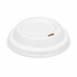 Karat Earth 90mm Bagasse Sipper Dome Lid for 10-24oz Hot Cup, White - 500 pcs