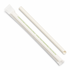 Karat Earth 9" Diagonal Cut Colossal Paper Straw Paper Wrapped, White - 1,600 pcs
