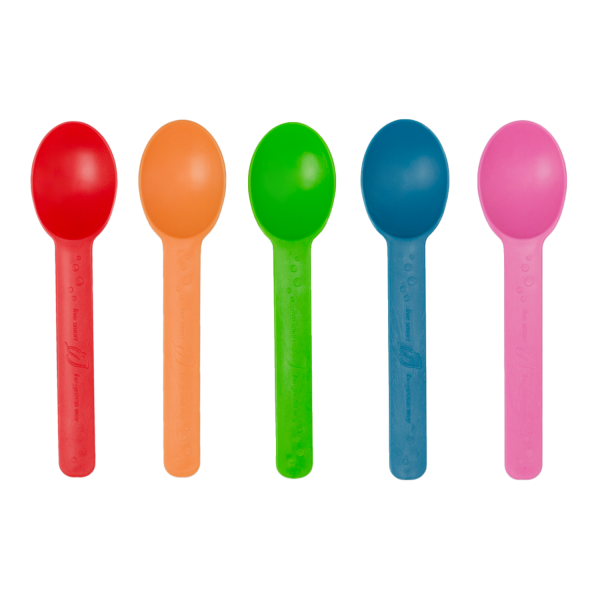 Karat Earth Heavy Weight Bio-Based Spoons, Rainbow - 1,000 pcs