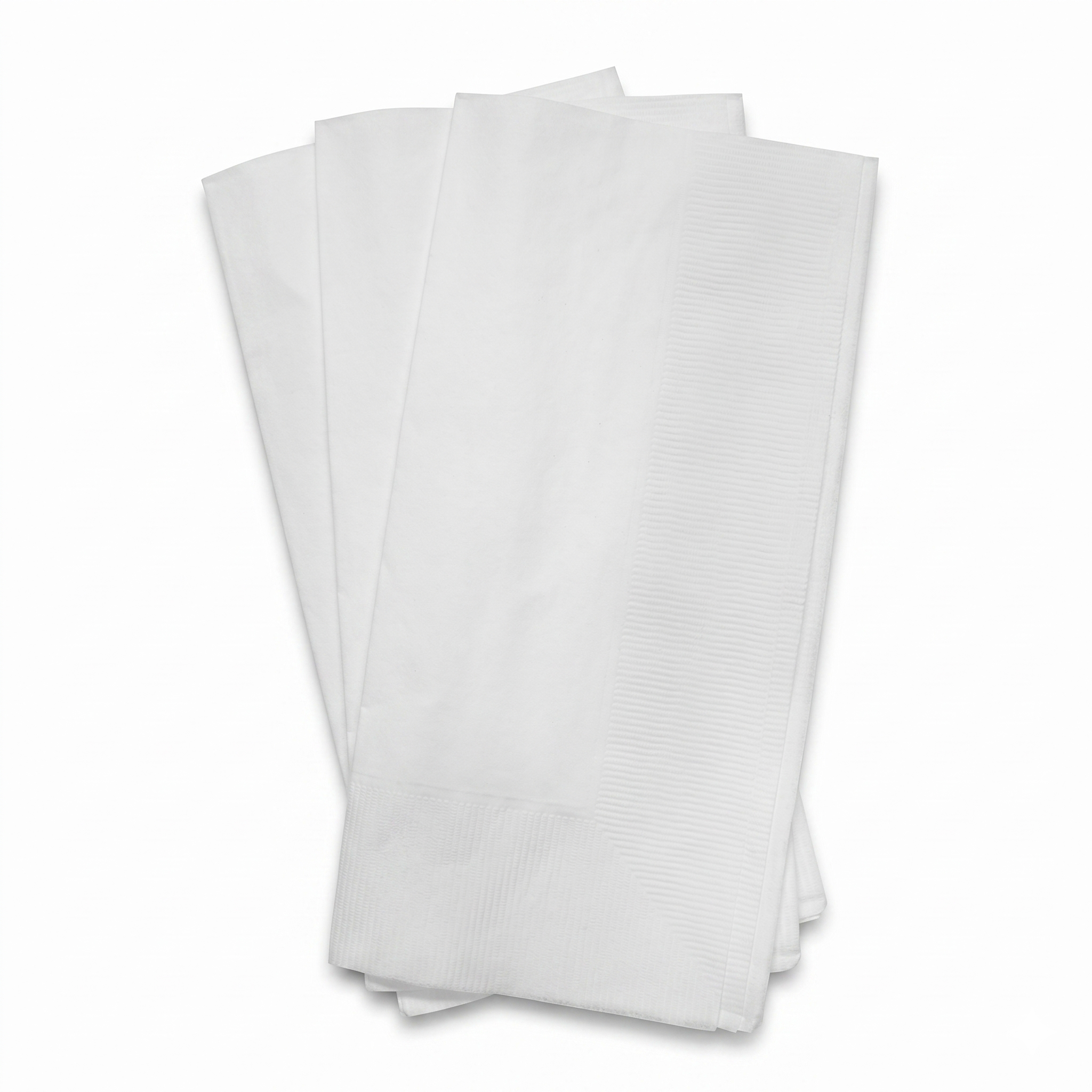 [2,000 ct] 17" x17" Premium Dinner Napkins, White