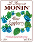 Monin Blue Raspberry Syrup - PET (1 Liter)