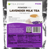 Tea Zone Lavender Milk Tea Powder in silver 1.32 lb bag with label