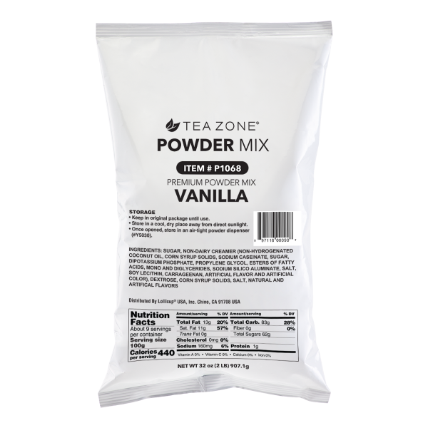 Tea Zone Vanilla Powder - Bag (2 lbs)