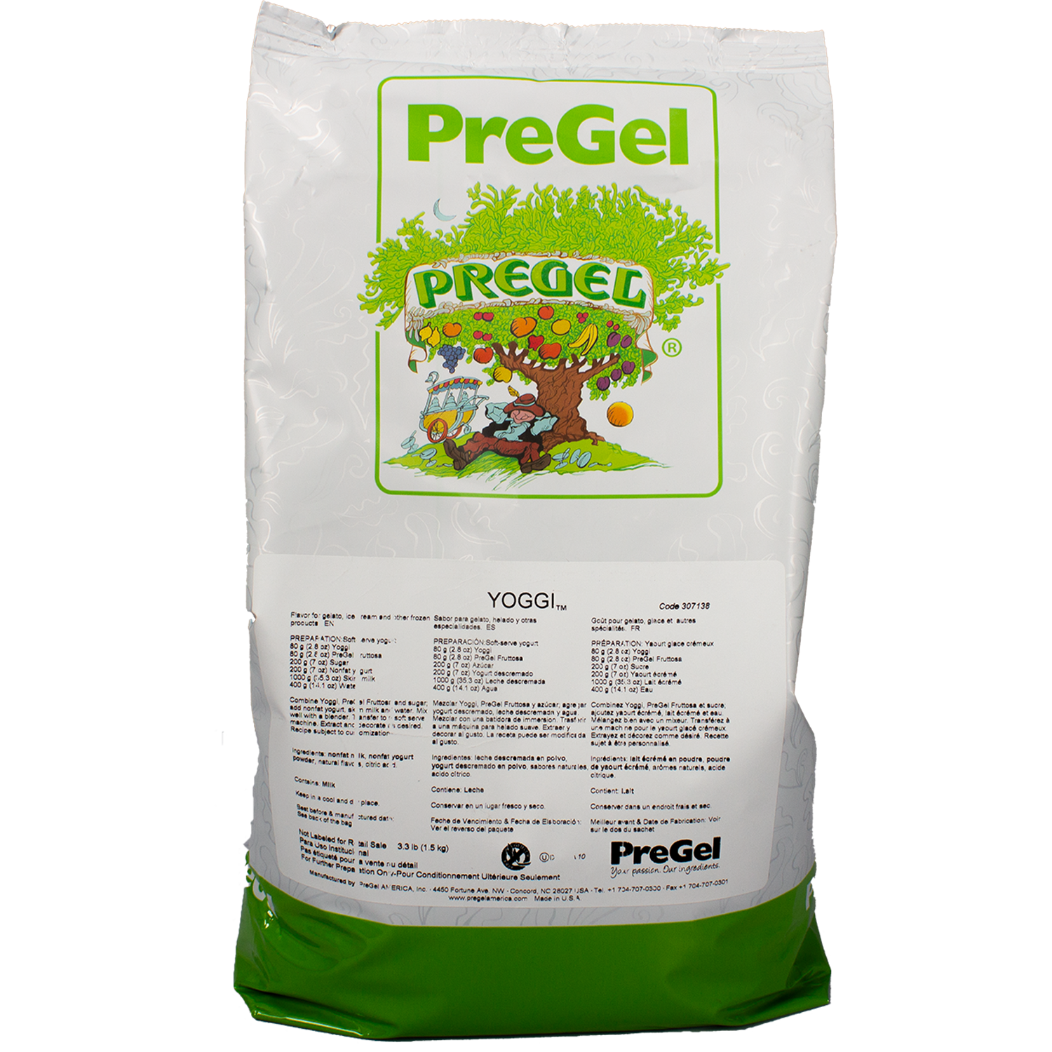 Pregel PreGel Yoggi 30 Powder - Bag (3.3 lbs) – LollicupStore