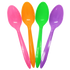 Plastic Tea Spoons | Medium Weight (Rainbow) - 1,000 pcs