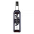1883 Maison Routin Blackcurrant syrup in a clear 1 Liter bottle.